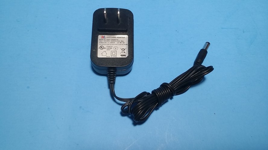*Brand NEW*3YE GQ07-150050-AU 15V 500mA AC Power Adapter - Click Image to Close